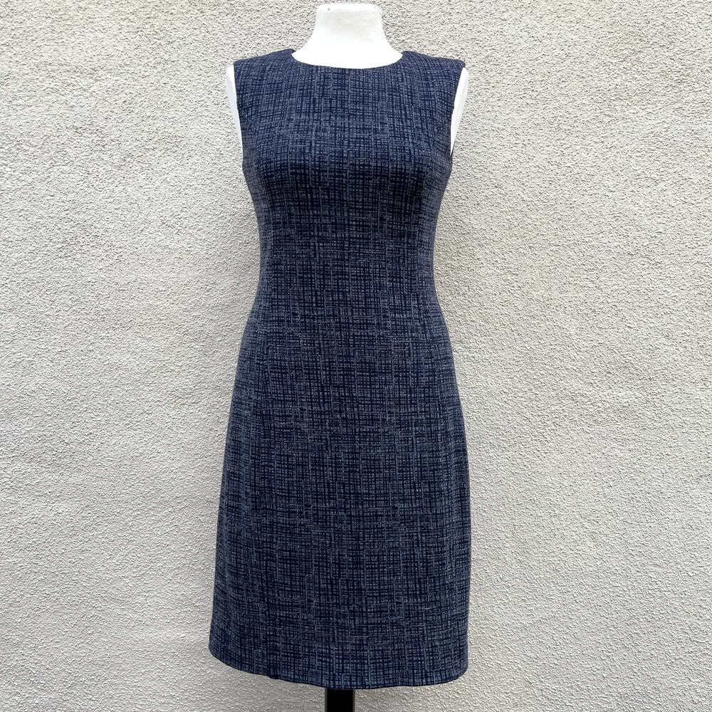 Peserico Sleeveless Wool Blend Sheath Dress IT 44/US S